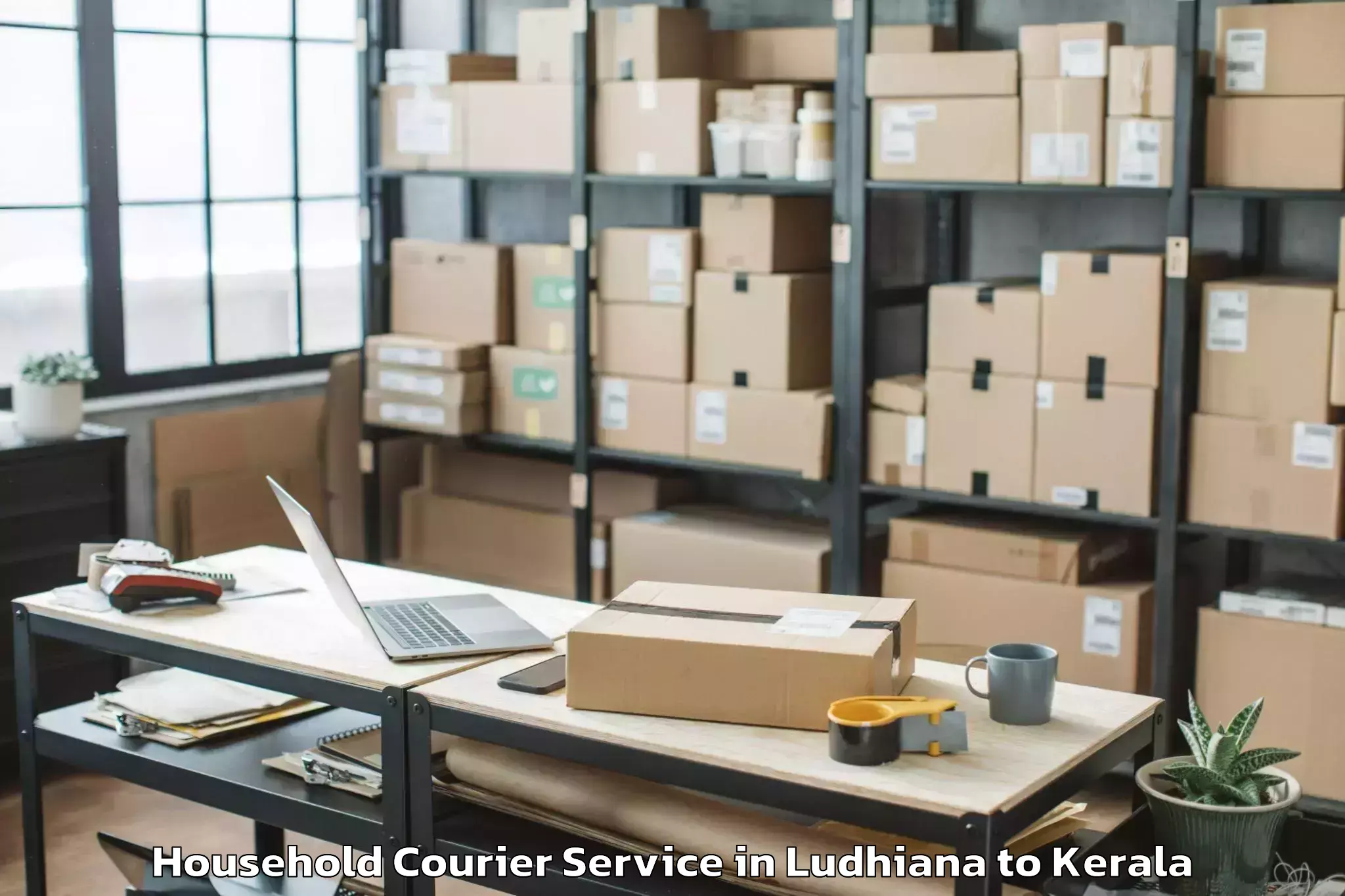 Trusted Ludhiana to Muvattupuzha Household Courier